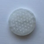 Fleur de vie en sélénite