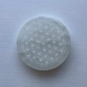 Fleur de vie en sélénite