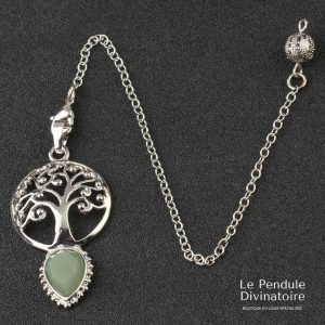 Pendule Arbre Aventurine Verte