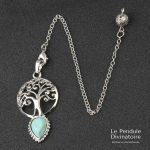 Pendule Arbre Turquoise