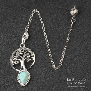 Pendule Arbre Turquoise