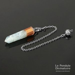 Pendule Crayon Aigue-marine