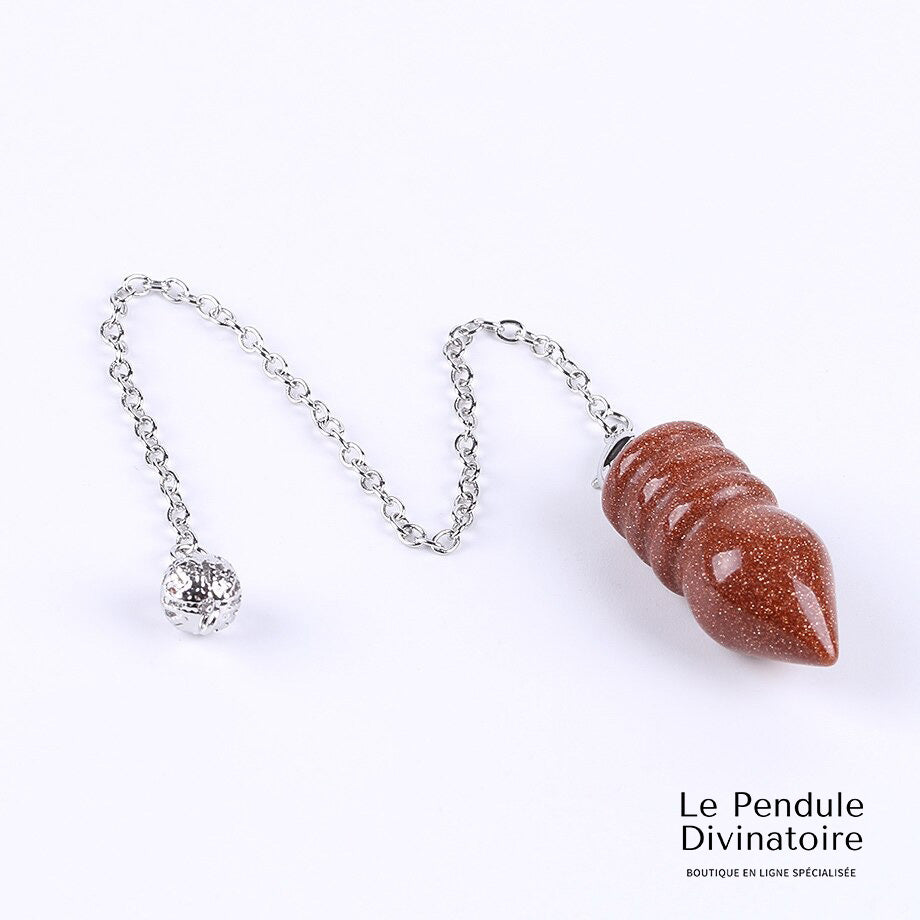 Pendule Égyptien Osiris Pierre de Soleil