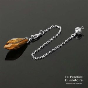 Pendule Gemme Oeil de Tigre