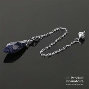 Pendule Gemme Sable bleu