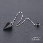 Pendule Hexagonal Onyx Noir