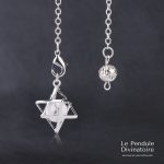 Pendule Merkaba Métal Howlite