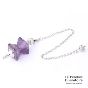 Pendule Sablier Améthyste