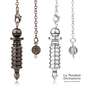 Pendule témoin égyptien Isis - pendule divinatoire avec chambre témoin