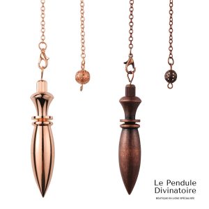 Pendule de Thot en métal doré et cuivre - pendule divinatoire égyptien - bestseller