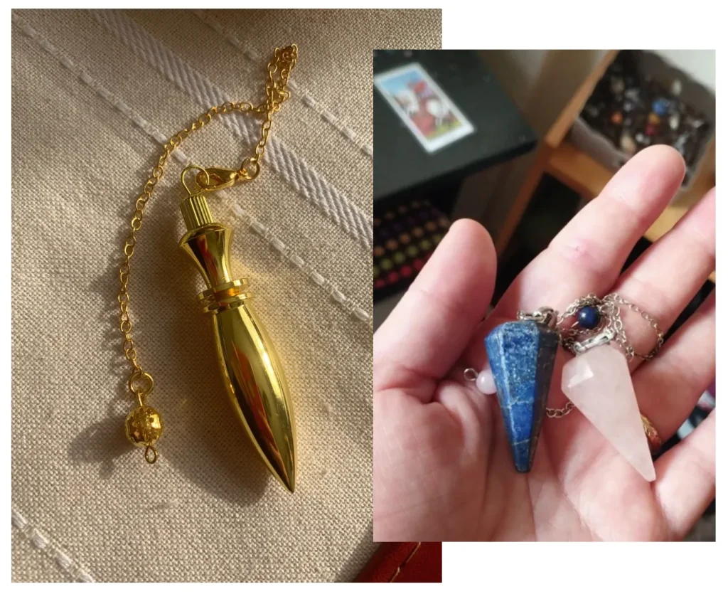 Photos d'avis clients du pendule divinatoire - témoignages acheteurs