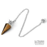 Pendule Cône Oeil de Tigre